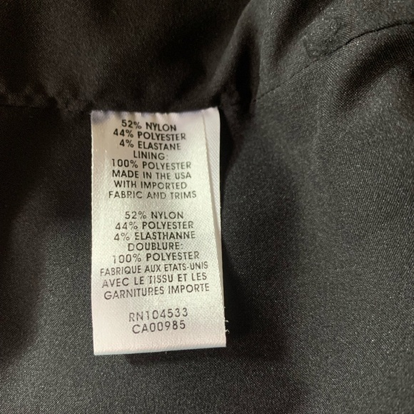 Nanette Lenore Women’s Black Striped Long Sleeve Notch Lapel Blazer Sz. 8 NWOT - Picture 6 of 9